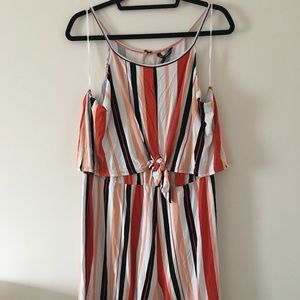 George Summer Striped Jumpsuit
